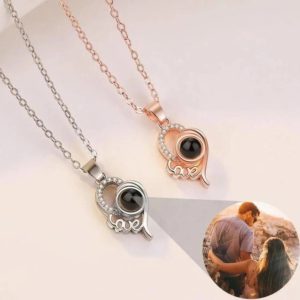 Custom Photo Projection Love Necklace